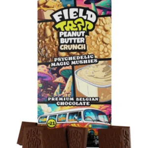 Peanut Butter Crunch Field Trip Psychedelic Magic Mushies Premium Belgian Chocolate