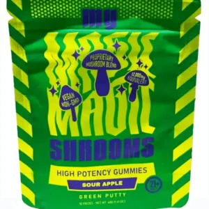 Sour Apple Green Putty Exodus My Magic Mushy Gummies 10pcs 40G